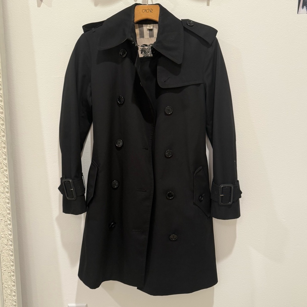 Burberry Black Trench Coat